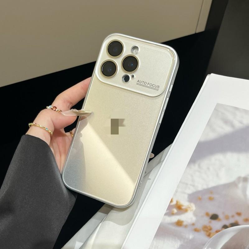 Ice Feel Macaron Camera Window Phone Case IPhone 15 14 16 17 18 Pro Max