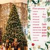 Large Luminous Christmas Tree Frame - 3 to 10 Meters for Hotels & Malls