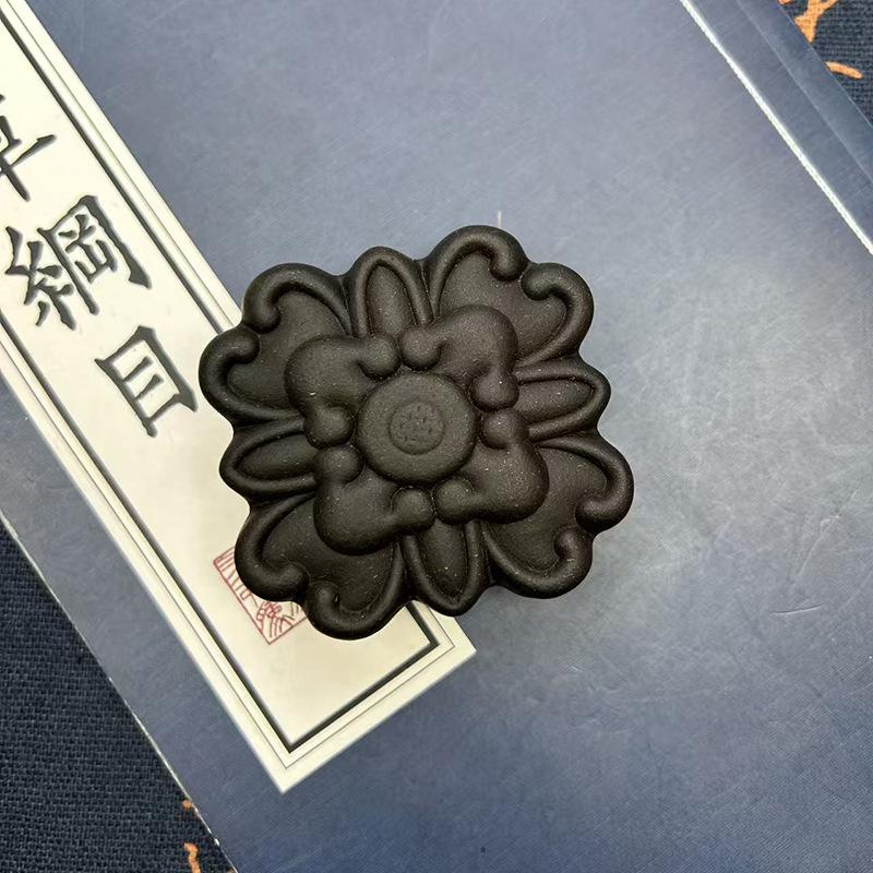 Handgefertigter natürlicher He Shou Wu Haarpflegekamm - Traditionelle Chinesische Medizin Ethnischer Stil