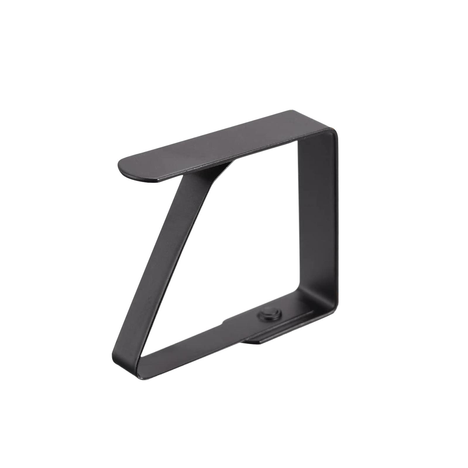 

Большой и толстый зажим для скатерти из нержавеющей стали, крепежный зажим для скатерти, ветрозащитный зажим для скатерти для пикника на открытом воздухе One Size чёрный