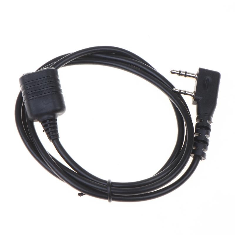 Cavo di Estensione Microfono Auricolare Walkie Talkie 1M Tipo K a 2 Pin Accessorio Radioamatoriale Per Uv-5R 888S
