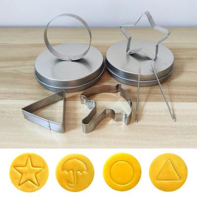 Edelstahl Cookie Cutter Keks Formen Koreanische Zucker Süßigkeiten Machen Werkzeuge Tintenfisch