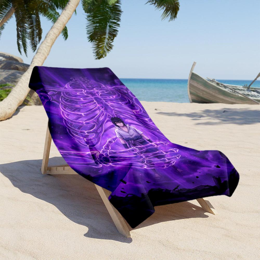 Naruto Beach Towel Quick-Dry Soft Microfiber Comfortable Lightweight Portable for Swimming,Beach,Camping, Travel, Beach Accessories,Gym
