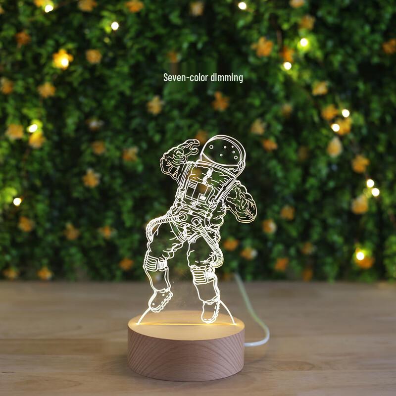 

Space Astronaut 3D Desk Lamp