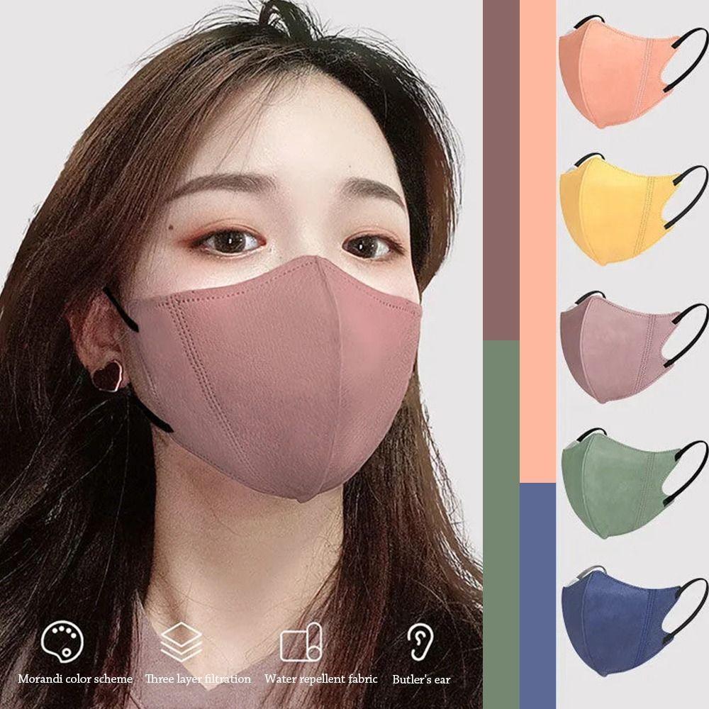 

10Pcs Nonwovens Fish Mask Anti-UV Riding Face Mask Fashion Face Veil Outdoor Sports