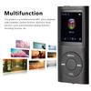 Portable MP3 Music Player 1.8inch TFT Screen HiFi Sound 7 Sound Effect Modes USB Rechargeable Digital Video Music