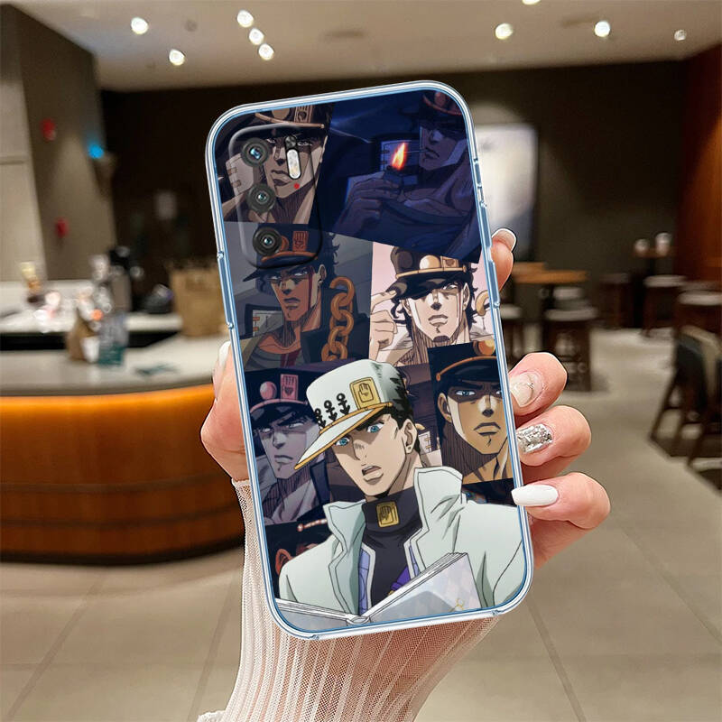 JoJo's Bizarre Adventure Case for Motorola E7 E22 E20 E13 E15 E22S E30 E40 G10 G20 G04 G22 G23 G05 G75 G35 G55 G6 G7 G8 G9 Plus Power Play