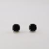 Black Onyx Gemstone 925 Sterling Silver Handmade Jewelry Cushion Earring 1" Gift For Women EE-181-15