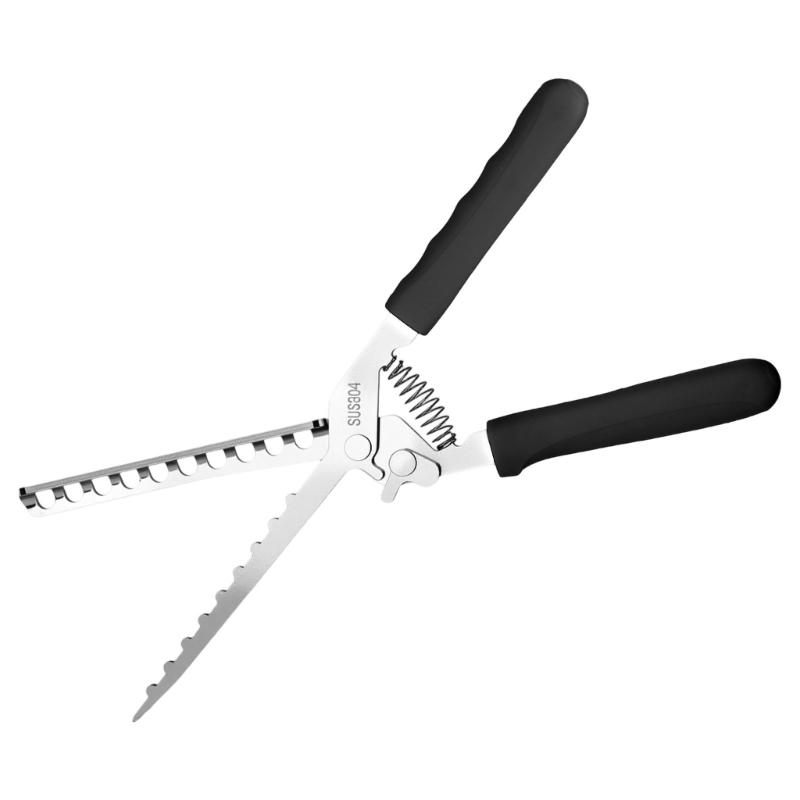Premium 304 Nonrust Steel Rib Membrane Remover Tool Ergonomic Handle Designs for Efficient Meat Preparation and Durable Kitchen Use чёрный