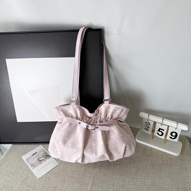 Chic Polka Dot Large Capacity Handbag & Shoulder Bag