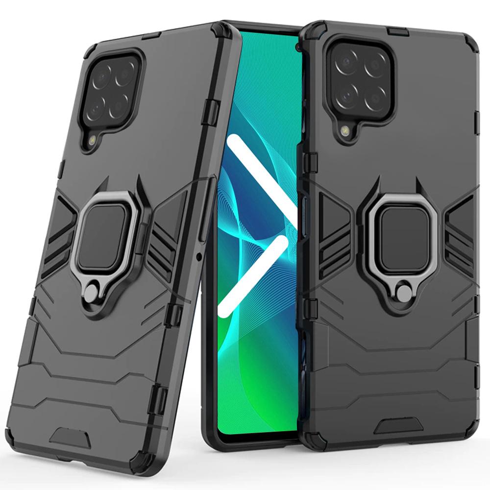 Case for Samsung Galaxy M53 5G, Kickstand Ring, black