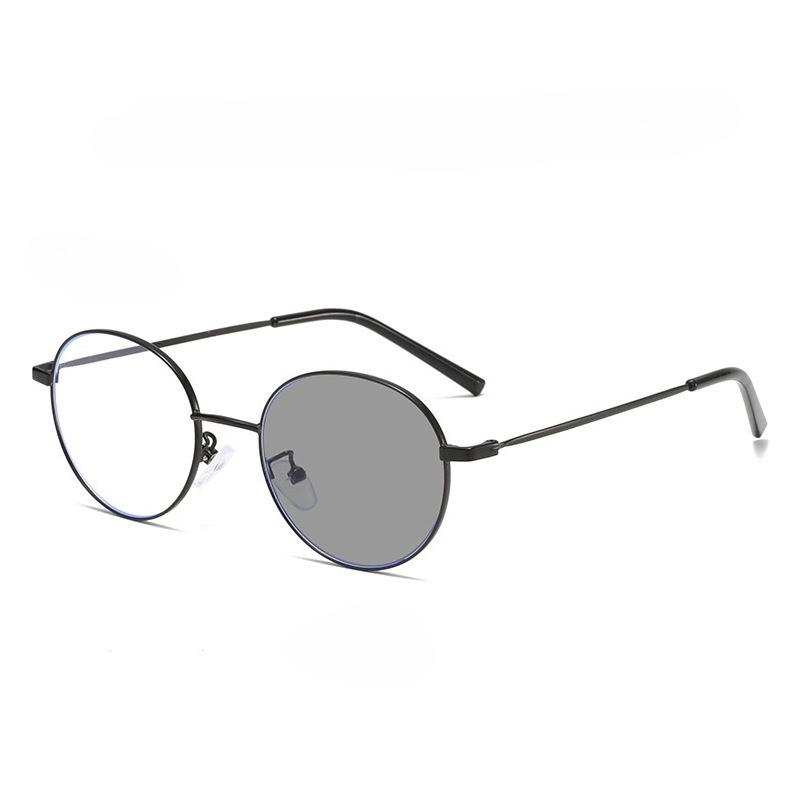 

Fashion Smart Color Changing Sunglasses Minus Diopter Luxury Photochromic Myopia Glasses Women Optical Lenses with Recipe -2.25 0.00 чорний