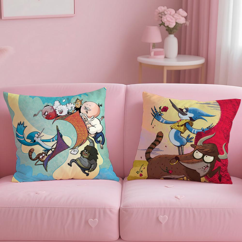 Fashion Rregular Showew Cushion Cover Soft EasyWash Pillow Case Versatile for Couch Bed Travel and Office