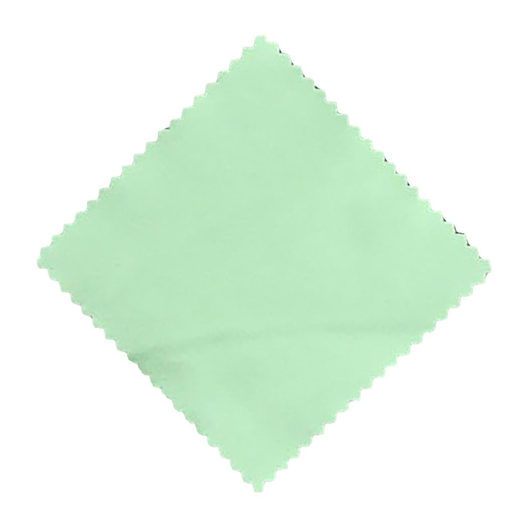 100 ks 6x8cm Hadřík na čištění brýlí Oboustranný samet Zlatý Stříbrný Hadřík na čištění šperků Ovoce