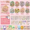 Miniature Scene Sticker Book Sunny Town 3d Cartoon Cabin Diy Decor