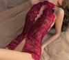 Sexy lingerie sexy teasing pajamas women open crotch lace seduction onesie free uniform suit