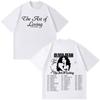 Olivia Dean Art of Loving Tour 2026 Camiseta Estampada Masculina Feminina Camisetas Vintage Casuais Algodão T-