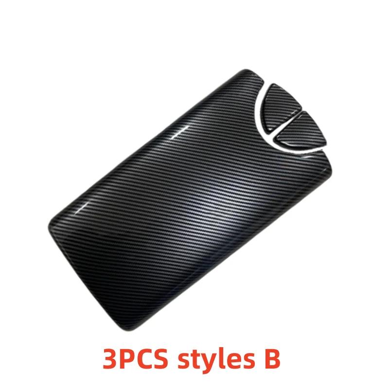Karbon fiber Araba Merkezi Konsol Kapak paneli Kol Dayama Kutusu Trim Koruyucu Kapak Çıkartmalar Mercedes Benz E sınıfı W211 2003-2008