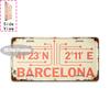 Vintage City Coordinate Bathroom Toilet Year Text Metal License Plate Sign Retro D Flat Printed Tin Plaque Wall Decor for Hom