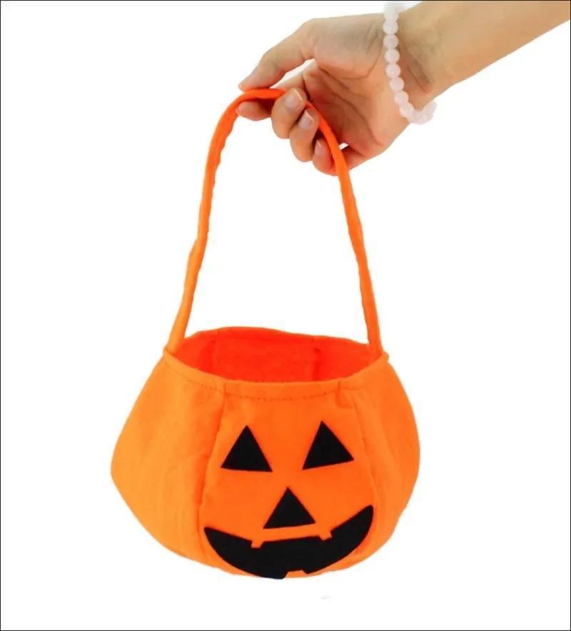 Kreative Cartoon Halloween Kinder Süßigkeitstüten Geeignetes Festival Kinder Süßigkeiten Gesicht Kürbistasche Allerheiligen Cosplay Deko Taschen