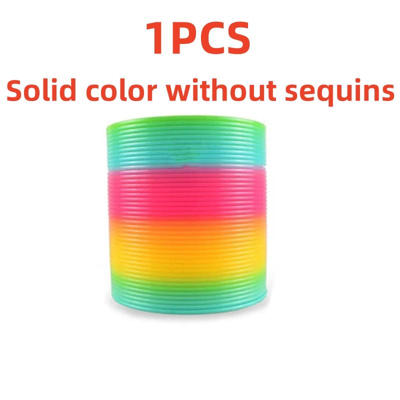 

Rainbow Circle Fun Folding Toy Material Spring Coil Children s Creative Magic Party Party Funny Tool Colorful Elastic Pen Holder