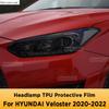 For HYUNDAI VELOSTER - Car Headlight Tint Black Protective Film Cover Protection Transparent TPU Sticker Accessories