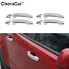 4x Chrome Door Handles L&R Decor Covers Shell For 15+ Chevy Colorado /GMC Canyon