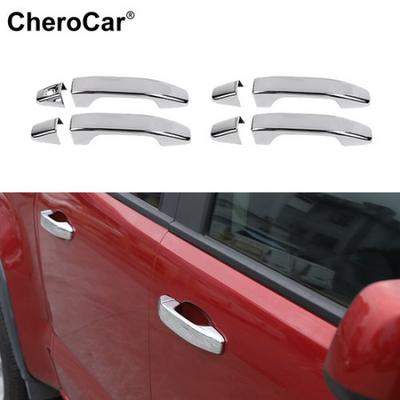 4x Chrome Door Handles L&R Decor Covers Shell For 15+ Chevy Colorado /GMC Canyon