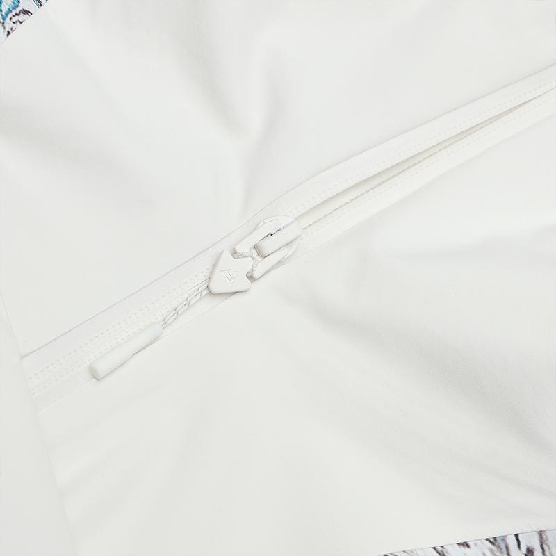 FILA Fashion Loose Hooded Jacket Women jackets Snow-White A11W517719FWT