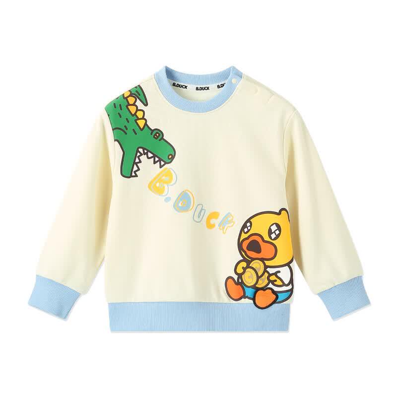 B.Duck Boys' Cartoon Crewneck Sweatshirt