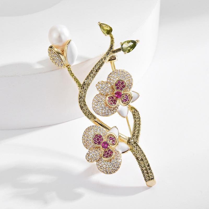 

Броши для пожилых людей, брошь в виде цветка, листа, булавки для женщин, костюм, подвеска, модные броши, ювелирные изделия золотой