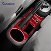 For Toyota Yaris 2006 2007 2008 2009 2010 2011 Real Soft Carbon Fiber Sticker LHD RHD Car Gear Handbrake Water Cup Accessories