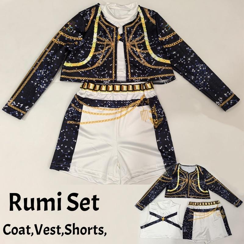 KPop Demon Hunters Mira Rumi Zoey Ținute Imprimate 3D Modă Film Costum Cosplay Halloween Carnaval Școală Per