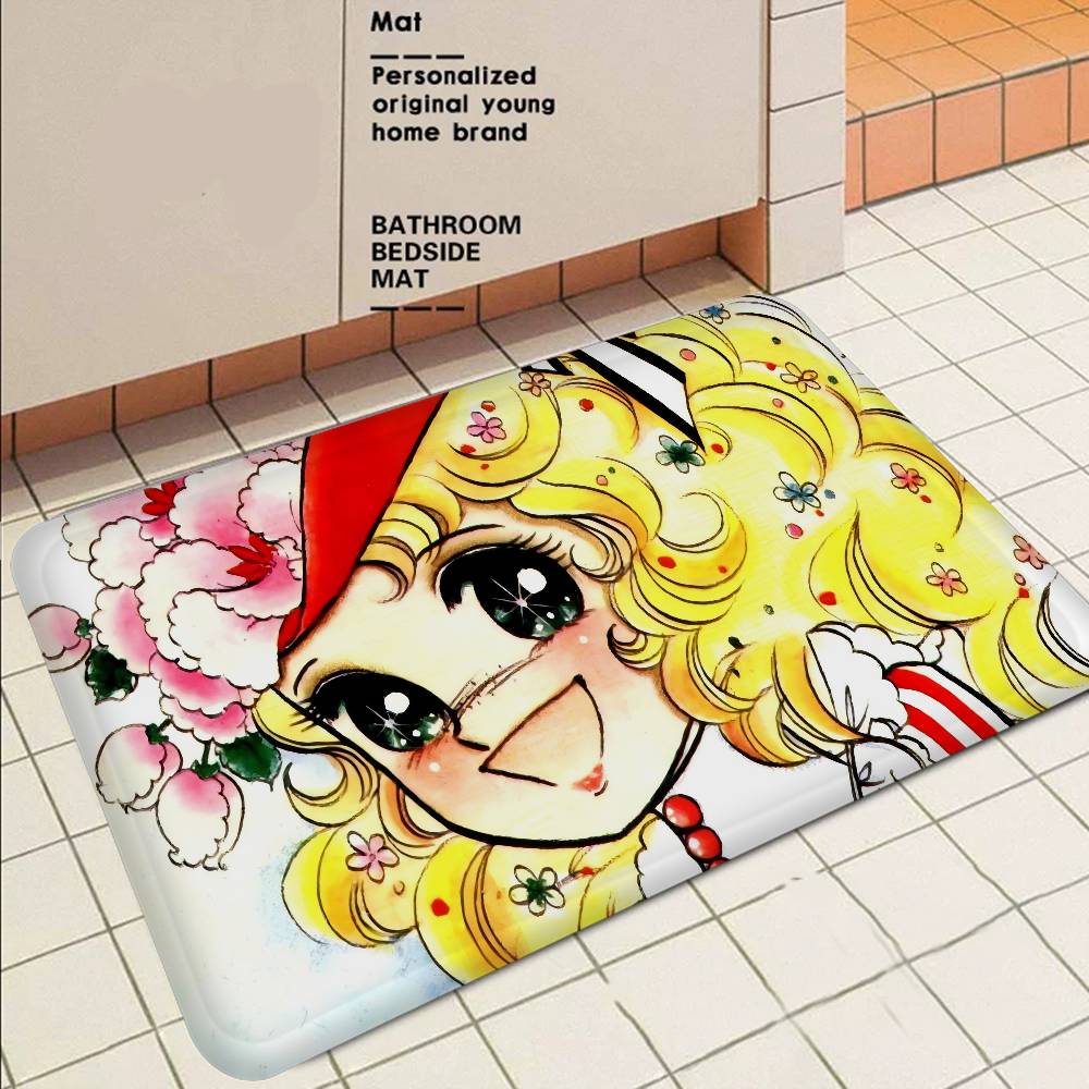 

Anime Manga C-Candy Door Mat Washable Non-Slip Living Room Sofa Chairs Area Mat Kitchen Doormat Area Rug 40x60cm