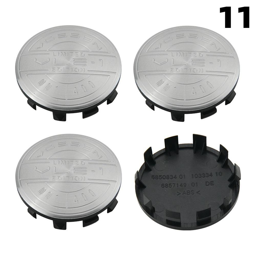 4PCS OD 56MM / ID 53MM Caps On Wheels OZ VOSSEN Emblem Wheel Center Cap Car Logo Wheel Cover Hub Caps Sport Rim Caps