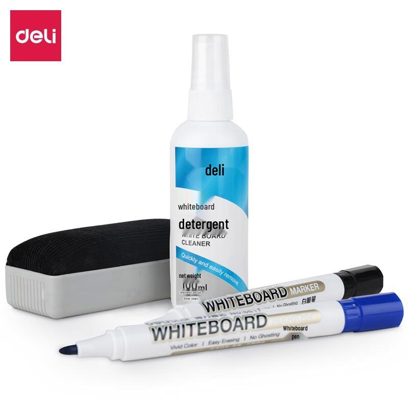 Deli Whiteboard Cleaning & Writing Kit