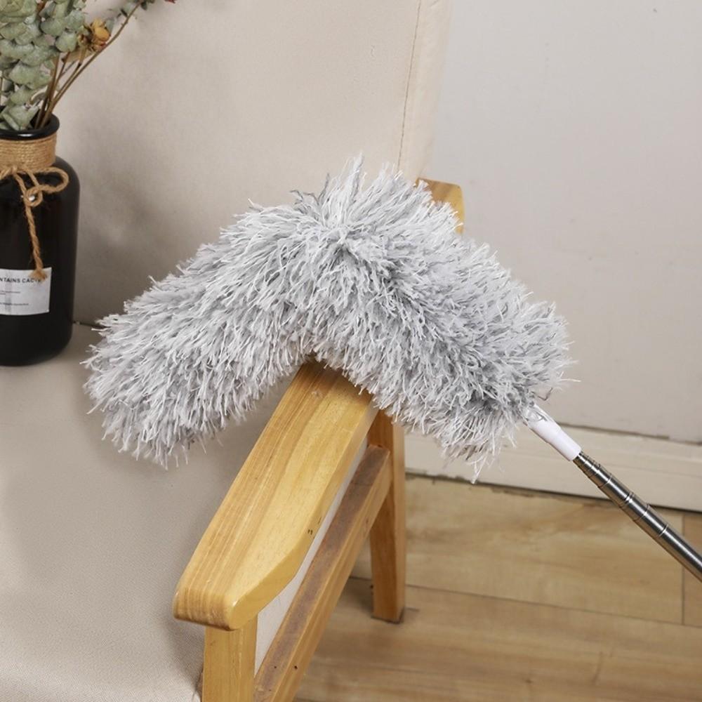 Adjustable Length Dust Brush Long Handle Room Cleaning Duster Durable Microfiber Duster Wand Home
