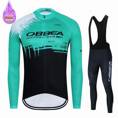 Hiru Winter Warm Thermal Fleece Set Radsportbekleidung Herren Fahrradtrikot Sport Riding MTB Bike Bekleidung Maillot Ciclismo Hombre