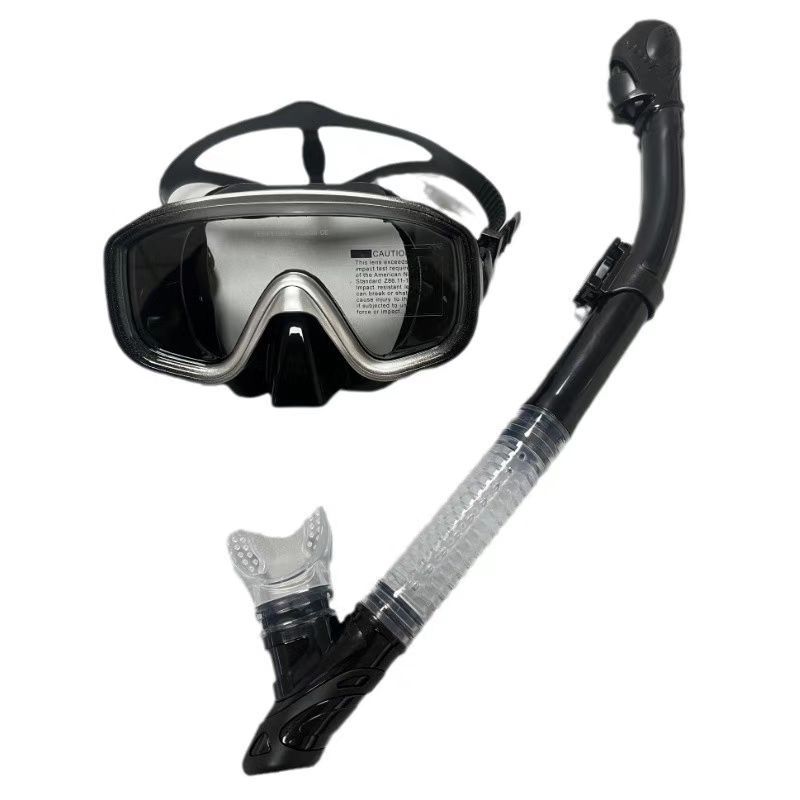 New Large Frame Diving Goggles Snorkel Set