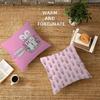 Esther-Bunny Room Maple Design Cushion Cover Happy Autumn Harvest Decor Holiday Decorati Pillow Cover
