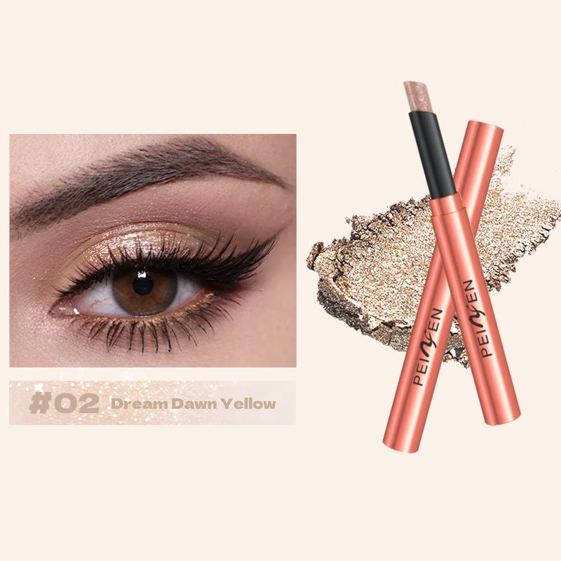 

Блестящий карандаш для теней для век Lazy Eye Makeup Starry Glitter Sleeping Silkworm Pen Неразмазываемый контурный хайлайтер для век