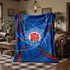 Blackburn Rovers Football Print Flannel Blanket Soft Warm Sofa Bed Throw Blanket For Home Office Bedroom