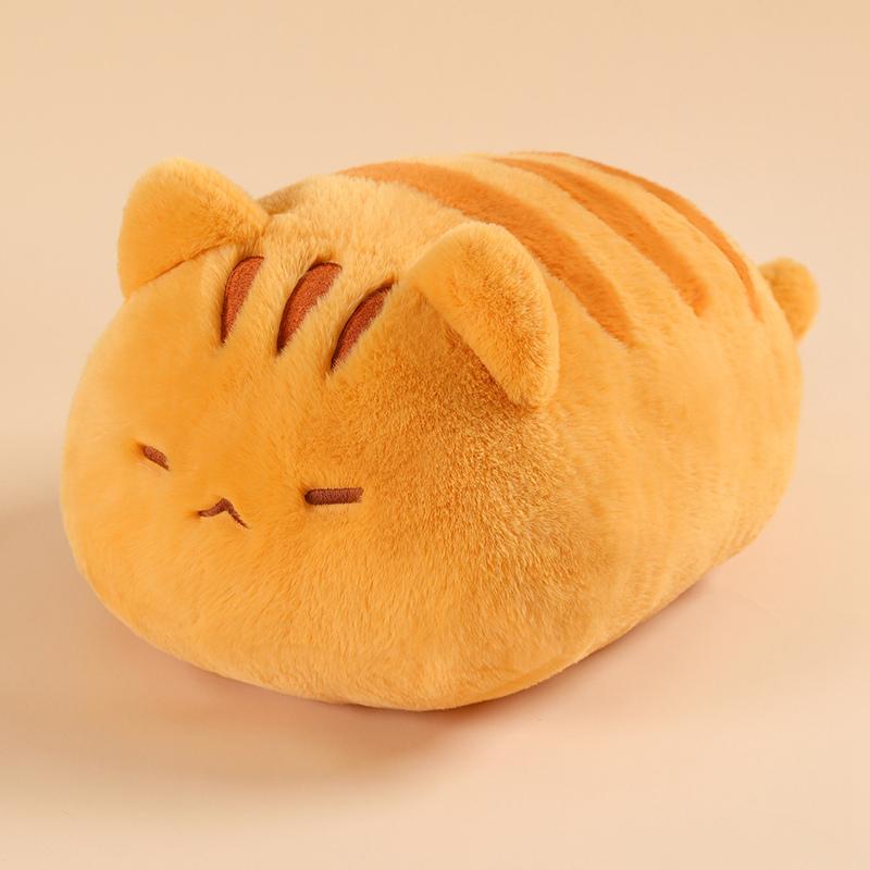 45cm Dikke Kat Pluche Kussen Gevuld Grijs Oranje Zwart Kitten Lang Dier Kussen Slaapmaatje Verjaardagscadeau 45cm