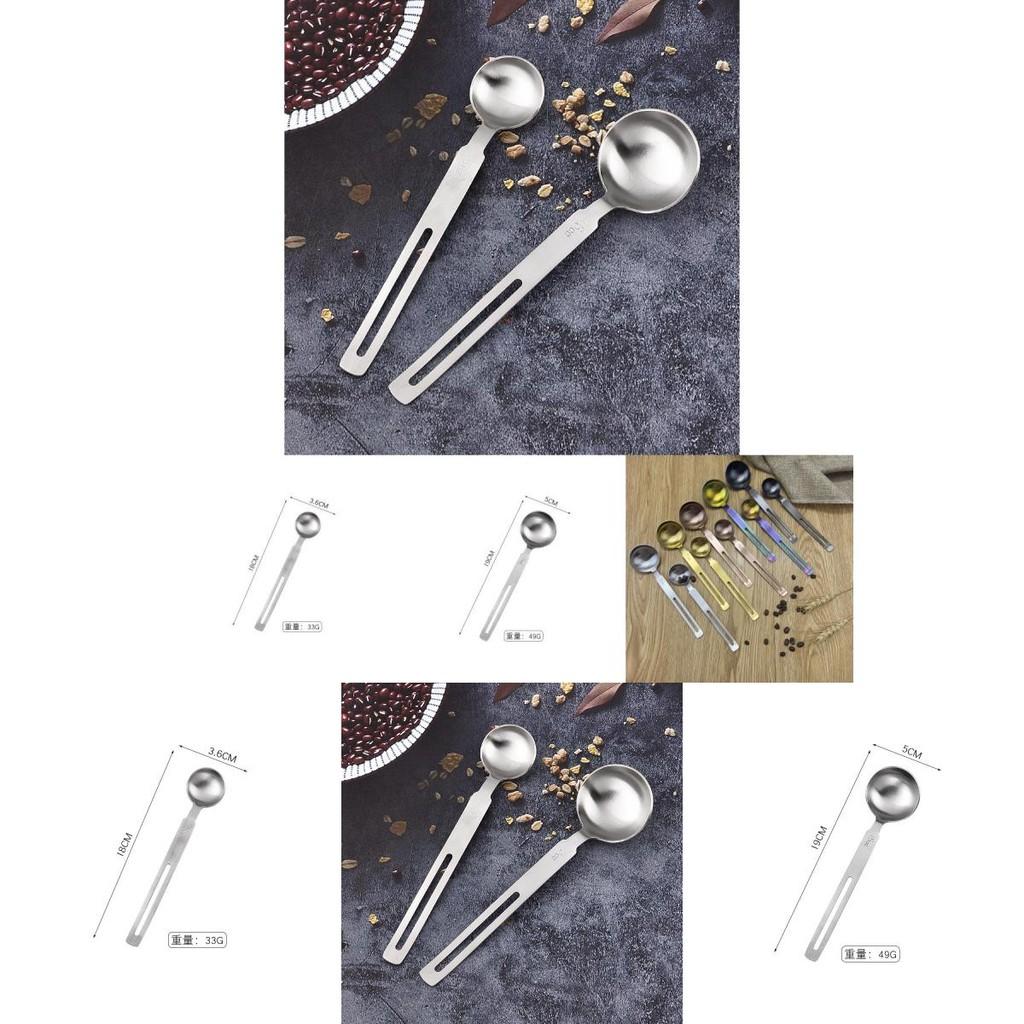 Durable And Chic 304 Stainless Steel Long Handle Measuring Spoon Set For Kitchen Use