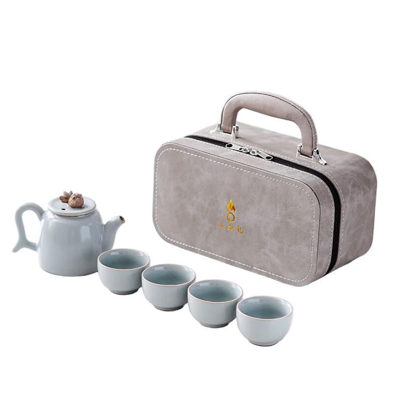 Bafangli Koi 5-Piece Ceramic Tea Set