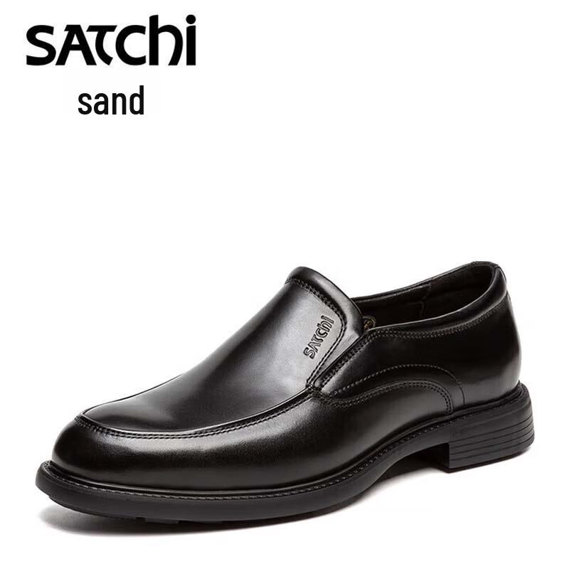 SATCHI Men s Slip-On Leather Dress Shoes EU 40 (CN 41)