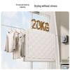 Indoor No-Drill Retractable Clothesline - Windproof Tightening Steel Wire for Bathroom and Balcony