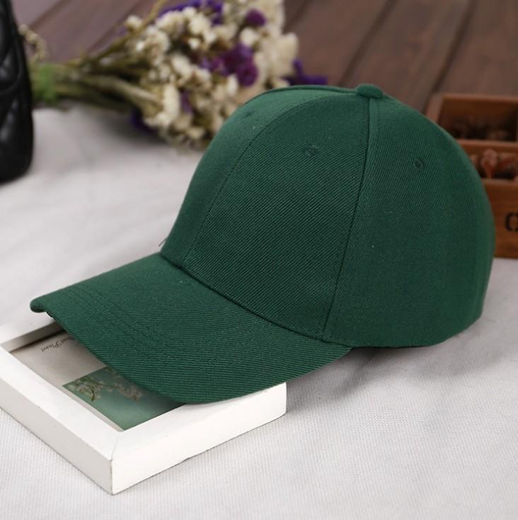 Plain Color Baseball Cap For Women Men With Adjustable Fit Sun Protection Summer Accessory