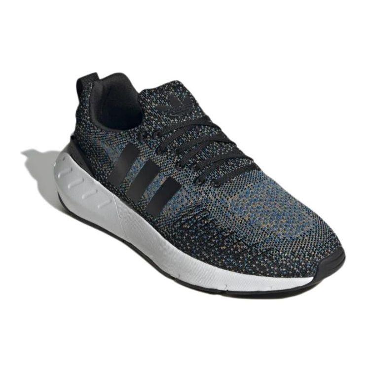 Adidas Swift Run 22 Black Orange Rush Unisex Sneakers Core-Black GZ3508