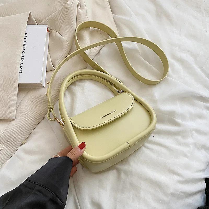 Mini PU Leather Shoulder Crossbody Bags for Women 2023 Summer Hit Simple Fashion Brand Handbags and Purses Female Cute Totes